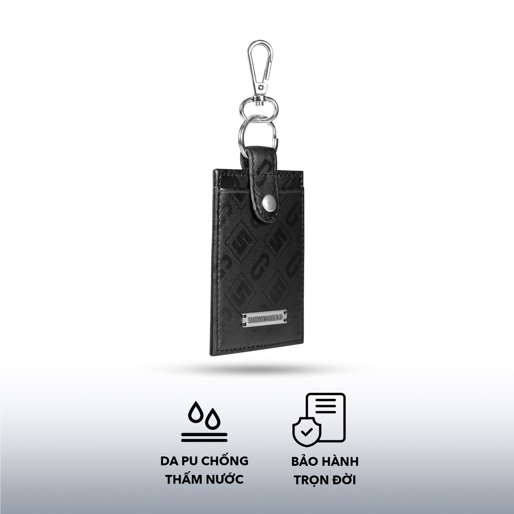 Móc Khóa Dọc Da In SAIGON SWAGGER® Eclipse Card Keychain