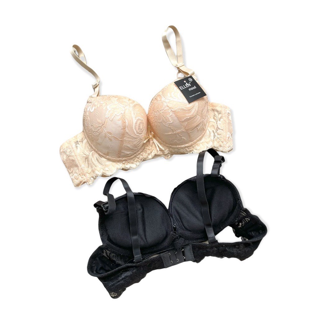 Áo Lót Bra Nữ Ren Có Gọng Nâng Đẩy Ngực Mút Dày 4cm Mềm Mại PINK STORE A06