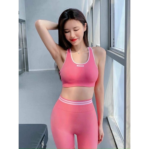 [freeship xtra]SET BỘ ĐỒ QUẦN NGỐ DỆT SỌC GYM,THỂ THAO,YOGA