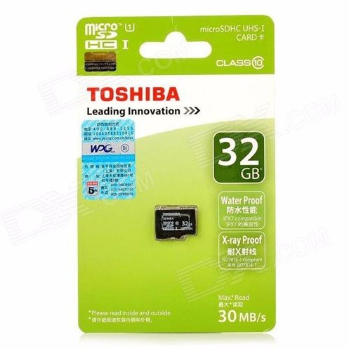 THẺ NHỚ 32G TOSHIBA CLASS 10 UHS-1 - BH 12 THÁNG 1 ĐỔI 1