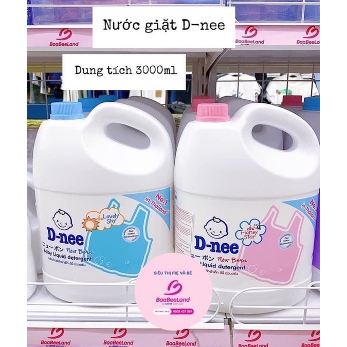 Nước giặt Dnee Thái Giặt Xả An Toàn Cho Bé - BAABEELAND