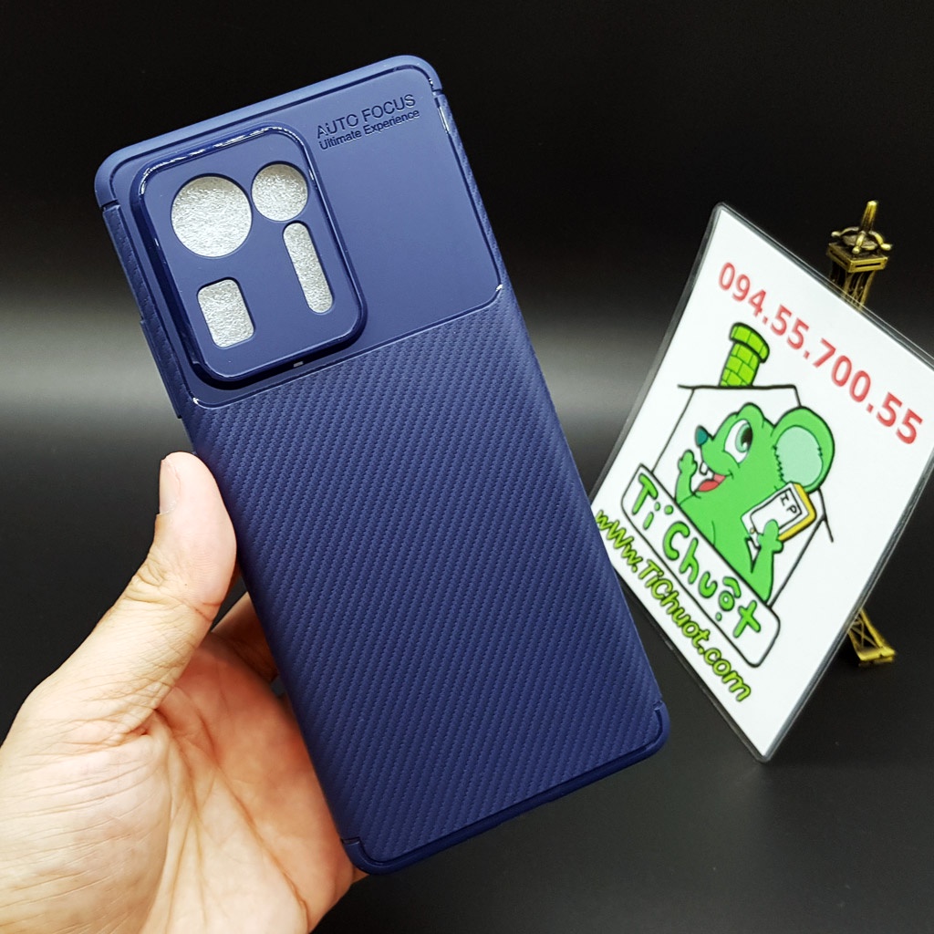 Ốp Lưng Xiaomi Mi MIX 4 AutoFocus Vân 3D Carbon Chống Sốc