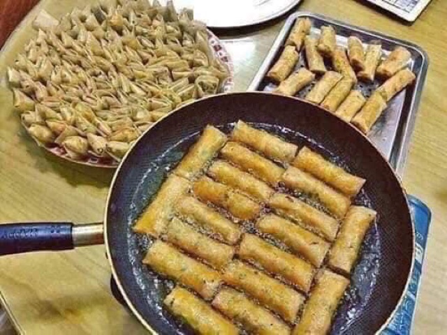 Tệp 100 bánh ram hà tĩnh rán nem siêu giòn