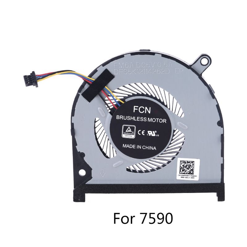 Rx Quạt Tản Nhiệt Cpu Gpu Thay Thế Cho Laptop Dell 7590 7591 P83F