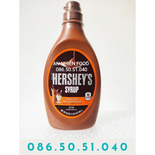 Siro Hershey's Syrup Xi Rô vị Caramel America 623 GM