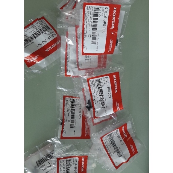 Chốt Cài Vít Nhựa Bấm 6mm Chính Hãng Honda