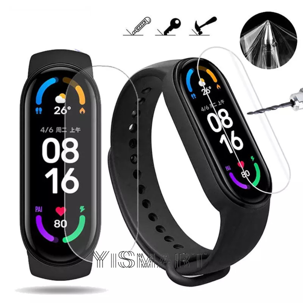 Miếng Dán Bảo Vệ Màn Hình Cao Cấp Dành Cho Xiaomi Mi Band 6 5