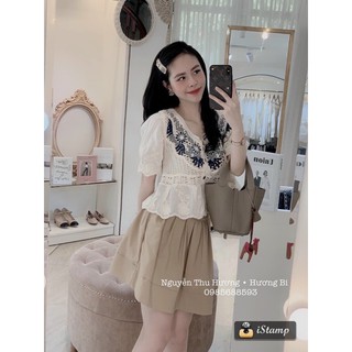 Áo ren thêu pha thô cực đẹp