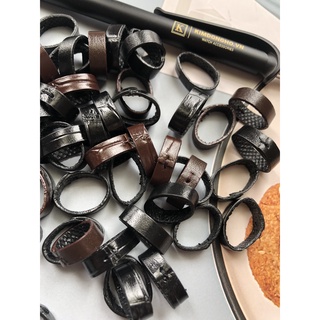 Con đỉa dây da đồng hồ màu đen, nâu size 10mm đến 22mm