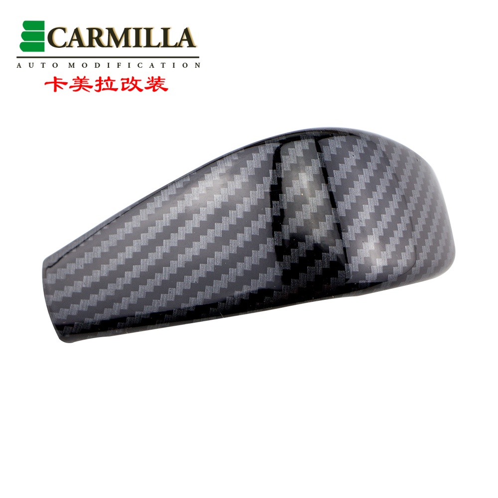 Vỏ bọc cần gạt số xe hơi tự động bằng sợi carbon màu đen cho Ford Everest 2015-2021 2022 + Acc