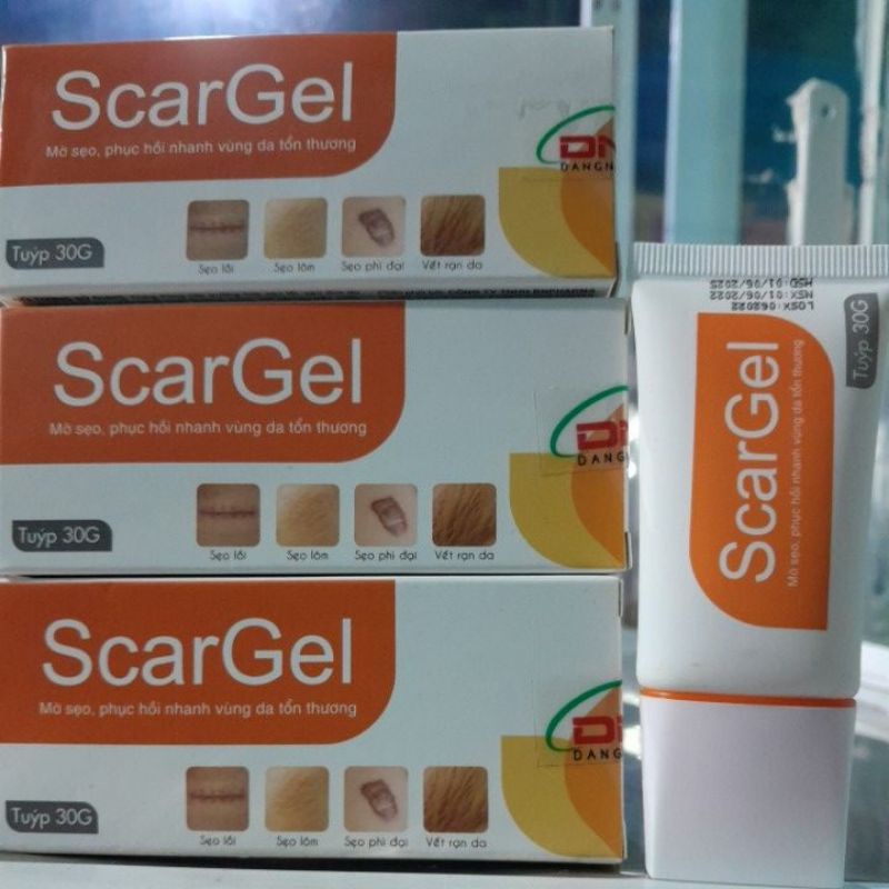 Kem bôi sẹo lồi, sẹo lõm, sẹo phì đại, vết rạn da ScarGel
