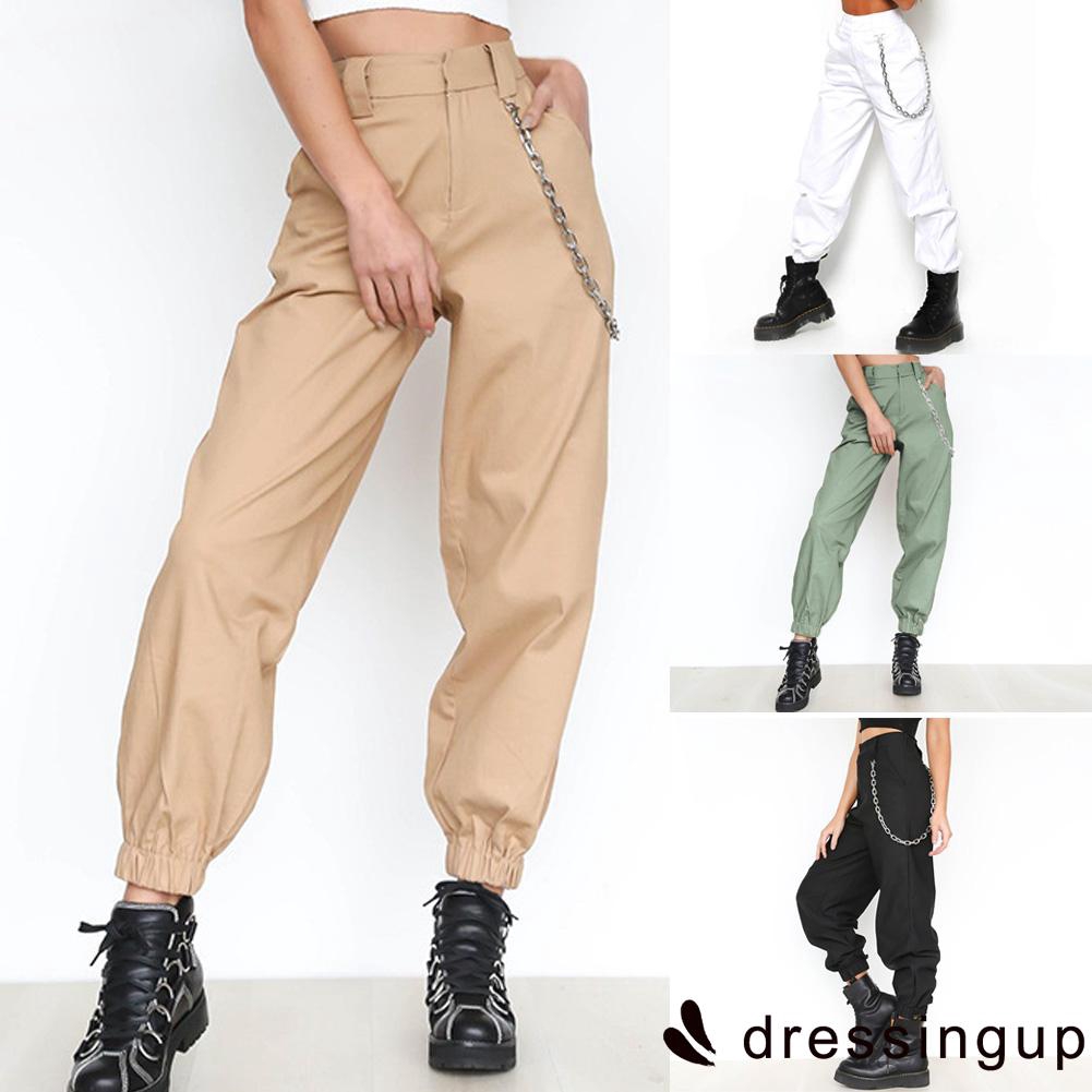 Quần Jogger lưng cao thời trang cho nữ