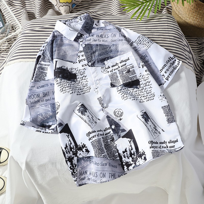 Áo sơ mi khổ rộng thời trang sành điệu cho nam | BigBuy360 - bigbuy360.vn