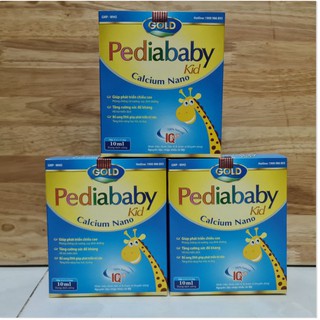 (CHÍNH HÃNG) Pediababy Kid Gold bổ sung canxi giúp phát triển chiều cao, tăng sức đề kháng cho bé