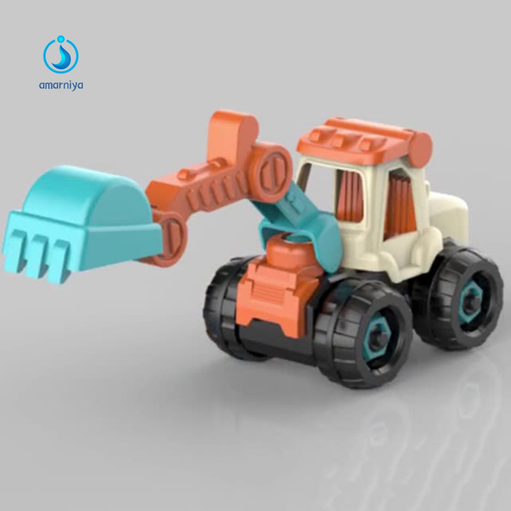 Bộ Đồ Chơi Lắp Ráp Xe Tải Xây Dựng An Toàn Cho Trẻ Em
