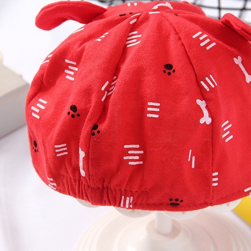 Nón mũ COTTON bé trai bé gái sơ sinh cực đẹp từ 0-6 tháng PocoHome, thiết kế tai thỏ hoạt hình dễ thương phong cách HOT