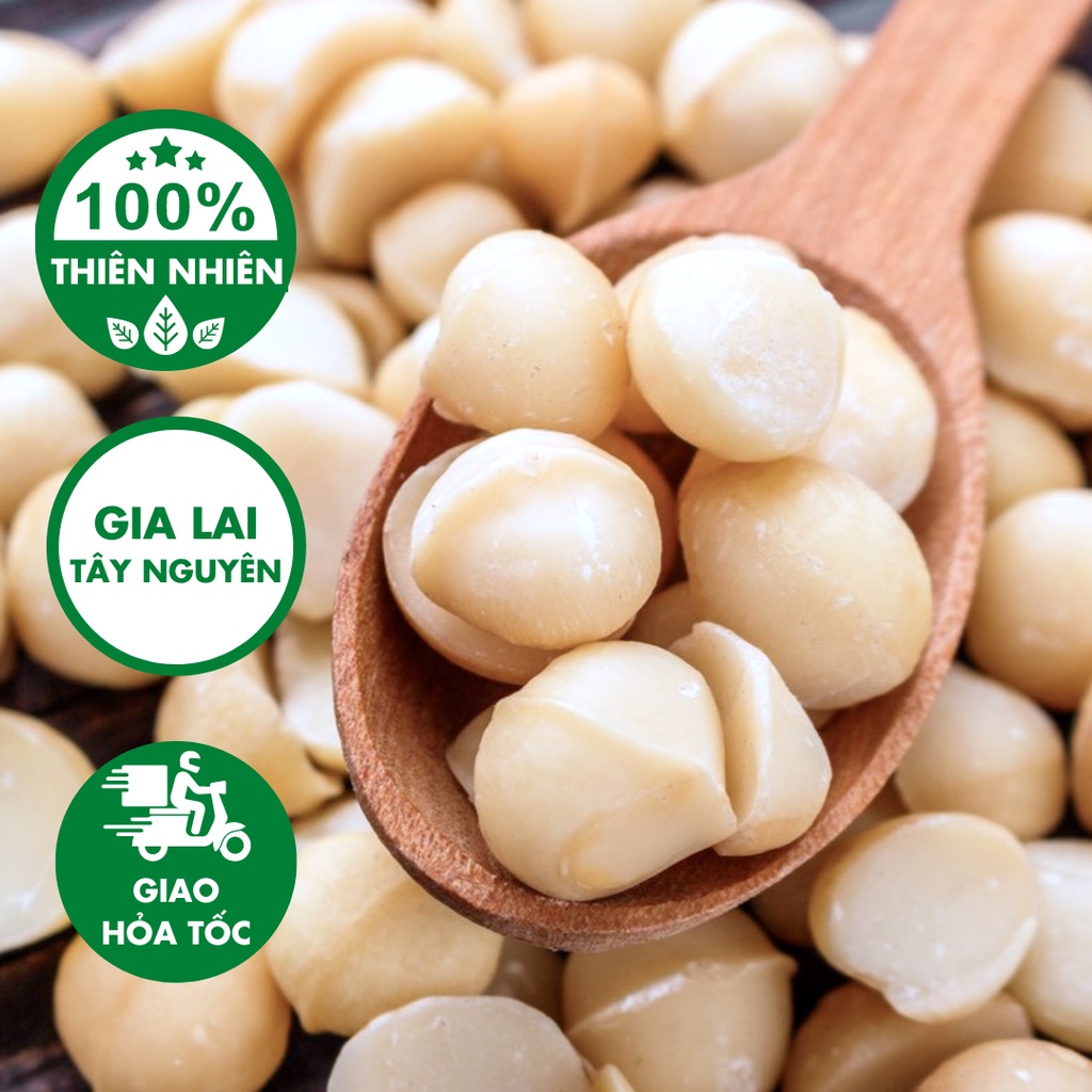 Nhân Macca (Nhân Mắc ca cách vỏ) Thiên Nhiên Tiệm Phố Núi 500gram