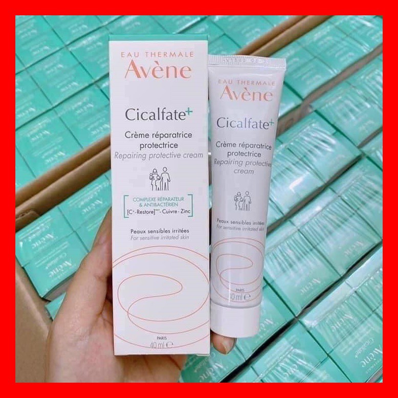 Kem dưỡng phục hồi Evene Cicalfate + làm lành sẹo cấp ẩm cho da Avene Cicalfate Restorative Skin Cream 40ml