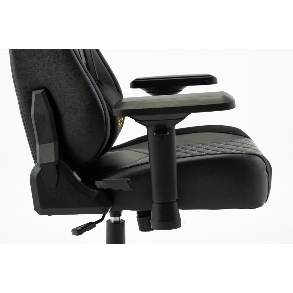 Ghế gaming E-DRA Hercules EGC203 Pro V2 Black - Bản 2021 - Chân hợp kim - Da PU và Foam cao cấp - Bảo hành 12 thán