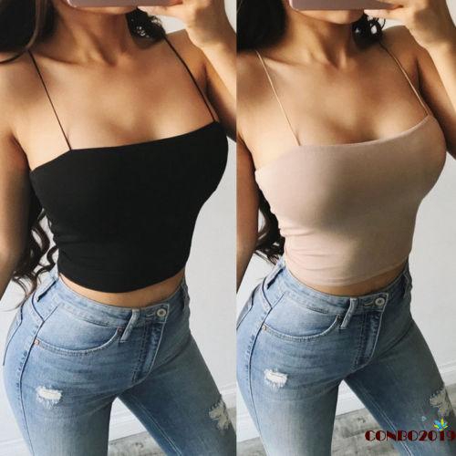 Y＆L ❥Sexy Women Fashion Casual Sleeveless Crop Tops | BigBuy360 - bigbuy360.vn