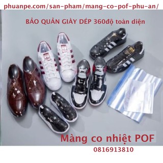 Bảo Quản Giày Dép toàn diện bằng màng co nhiệt POF