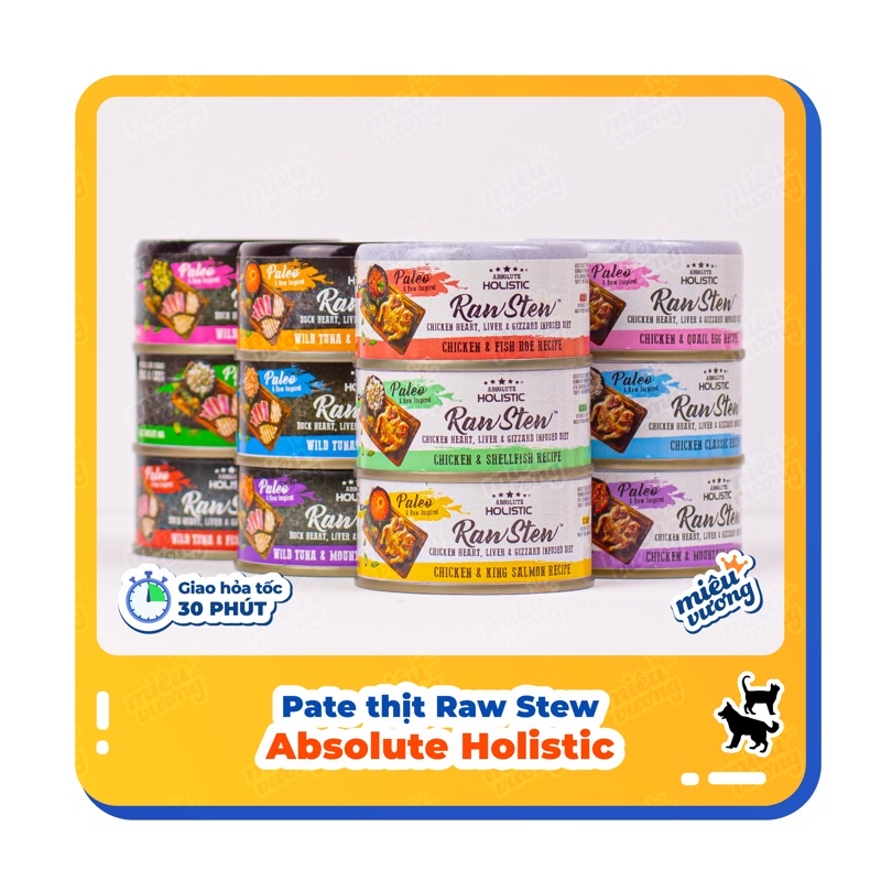 Pate thịt tươi hầm [Lon 80g]