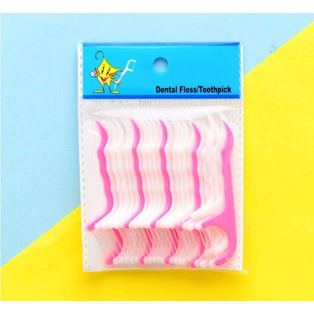 🍉Set 100/ 50/ 25 Tăm Chỉ Nha Khoa Dental Floss Đảm Bảo An Toàn Răng Miệng DUASHOP. | BigBuy360 - bigbuy360.vn