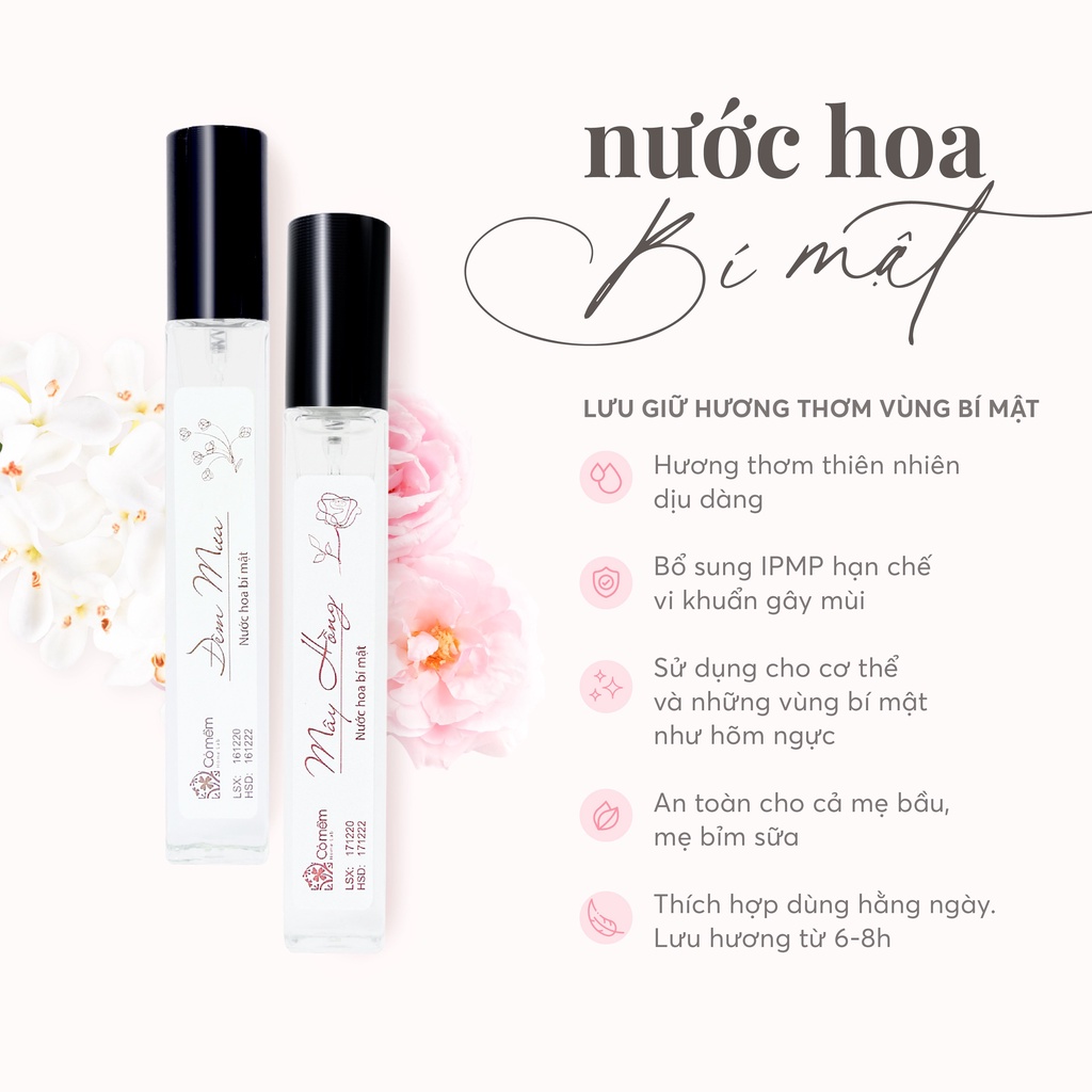 Nước hoa Vùng Kín Bí Mật Từ Thiên Nhiên Hương Thơm Quyến Rũ Dùng Được Cho Cả Body 10ml