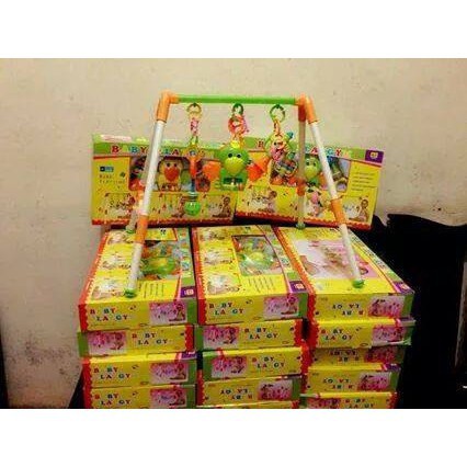 Kệ Đồ Chơi Chữ A Cho Bé Nằm Chơi