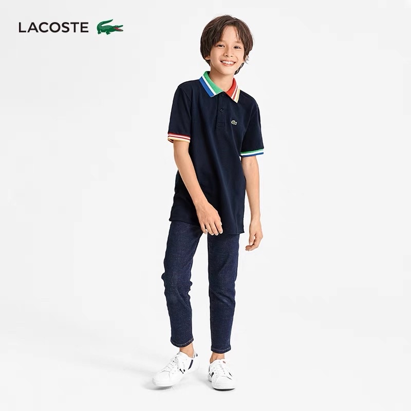 Áo polo cộc tay cổ bẻ cho bé