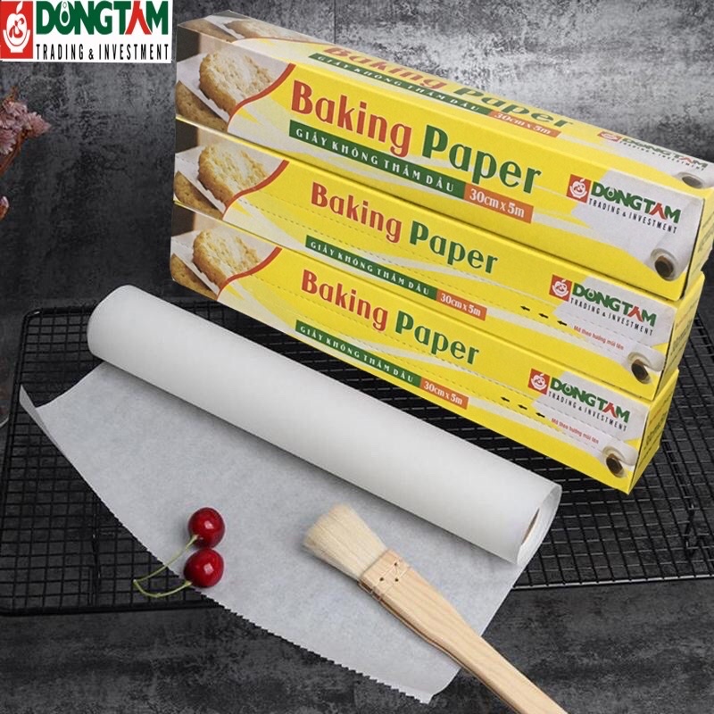 Giấy nến nướng bánh, lót nồi chiên không dầu, lót nồi hấp bánh bao tiện lợi hãng Đồng Tâm