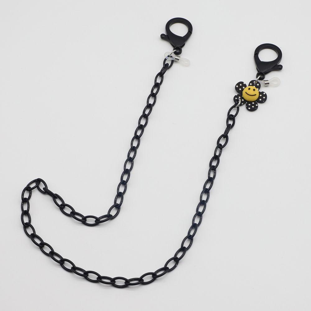 Dây Đeo Cổ Acrylic Họa Tiết Hoạt Hình Mặt Cười WMES15H Phong Cách Hàn Quốc