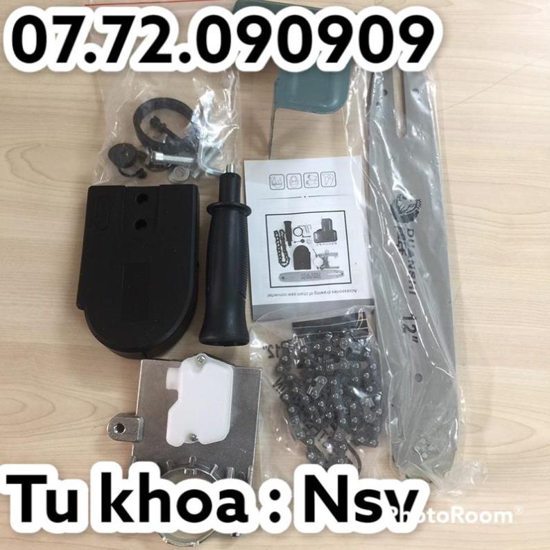 Nsv Bộ lam xích 12'' gắn Máy Mài  Chuyên dùng cho Máy Mài 100mm