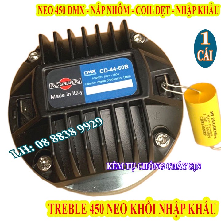 CỦ TREBLE KÈN 450 DMX NEO KHỐI COIL DẸT NẮP NHÔM NHẬP KHẨU CAO CẤP - GIÁ 1 LOA