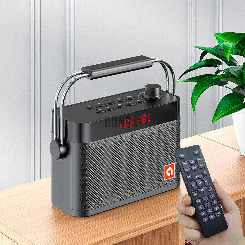 B123 bluetooth 5.0 Speaker Karaoke Custom Dual Alarm Clock Multiple Play Modes with FM Function 360° Surround Stereo Sound 4200mAh Battry Life