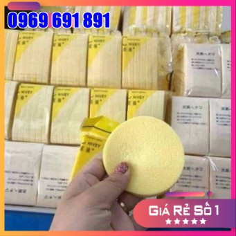 Bông nở rửa mặt Chivey Nhật Bản gói 12 miếng | BigBuy360 - bigbuy360.vn