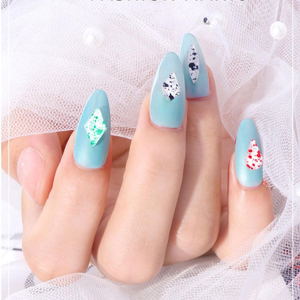 OCEANMAP Kính Đá Đính Móng Tay Lấp Lánh Nhiều Màu Chất Lượng Cao