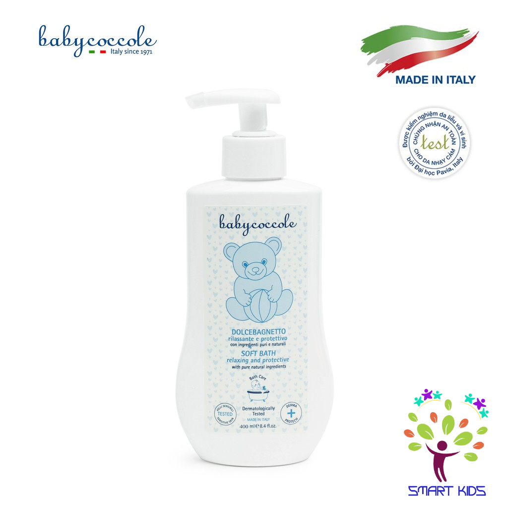 Sữa tắm giữ ẩm chiết xuất hoa sen Babycoccole 400ml 0M+