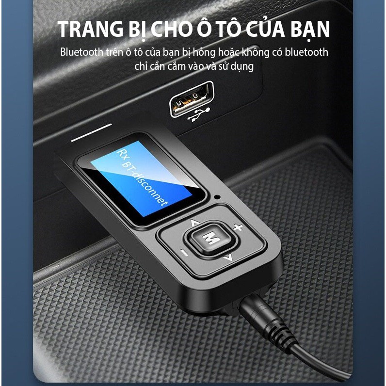 Bộ Thu Phát Không Dây 3 In 1 Bluetooth 5.0 Màn Hình LCD BT-03 - Bluetooth BT-03