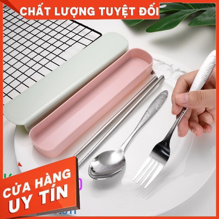 Hộp đựng đũa, muỗng, nĩa cá nhân. Hộp chứa muỗng, đũa, nĩa cá nhân tiện lợi ăn trưa văn phòng.