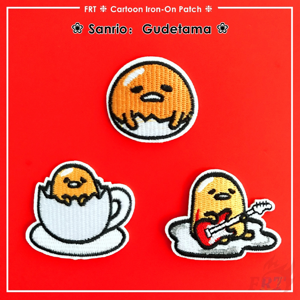 1 Miếng Dán Ủi Thêu Hoạt Hình Gudetama - Series 02