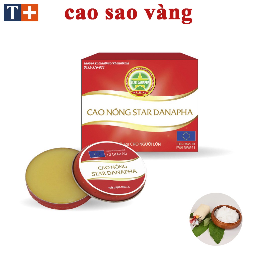 Cao nóng Star Danapha 3gram