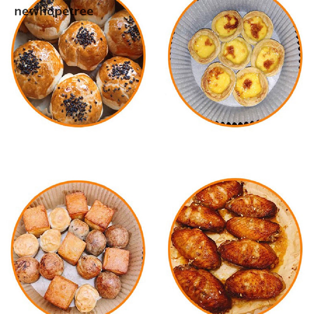 Bộ 25 Giấy Lót Nướng Bánh Chống Dính Chống Dầu Dùng Một Lần Tiện Dụng