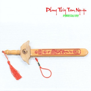 Kiếm Gỗ Đào Hoa 30cm