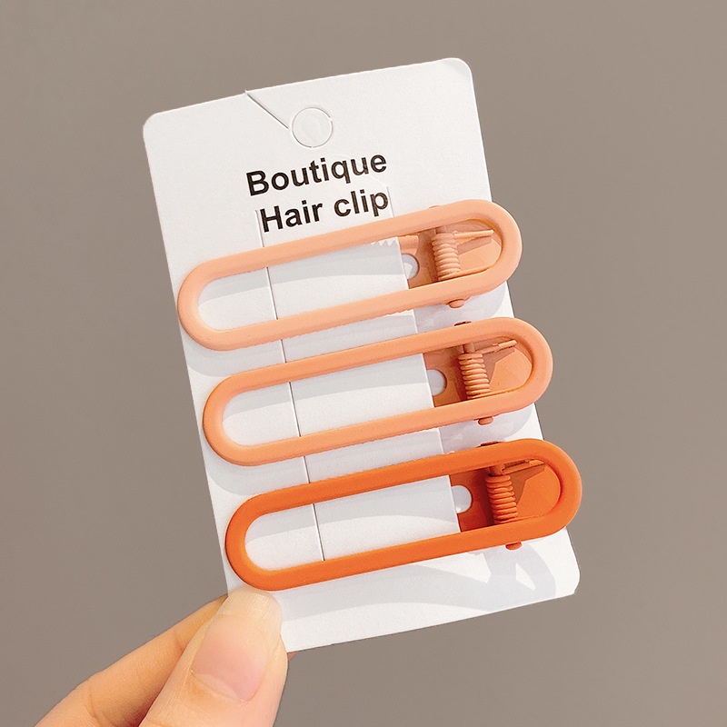 Kẹp Tóc Nữ Màu Nhám Siêu Mỏng 2022