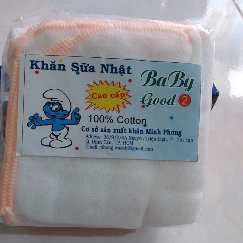 Combo 10 bịch khăn sữa Baby good