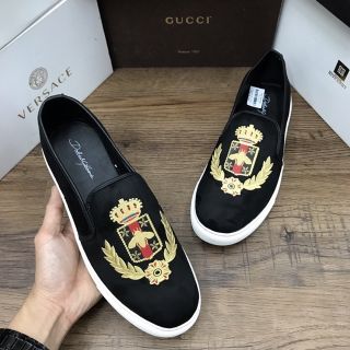 Giầy lười nam🤩FreeSh Giầy lười thời trang nam hình Dolce Gabanaaaa chất đẹp giá rẻ