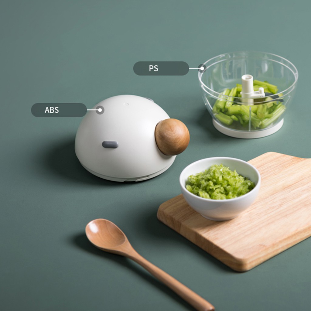 Xiaomi Youpin Dụng Cụ Xay Thịt/rau Củ  Jordan &amp; Judy KT014 500ML Có Dây Kéo Bằng Tay
