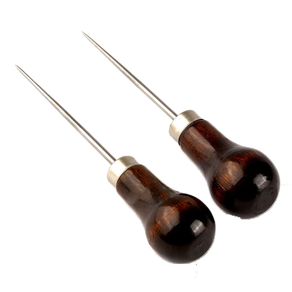 YIYU Dụng Cụ Đục Lỗ Với Tay Cầm Bằng Gỗ DIY