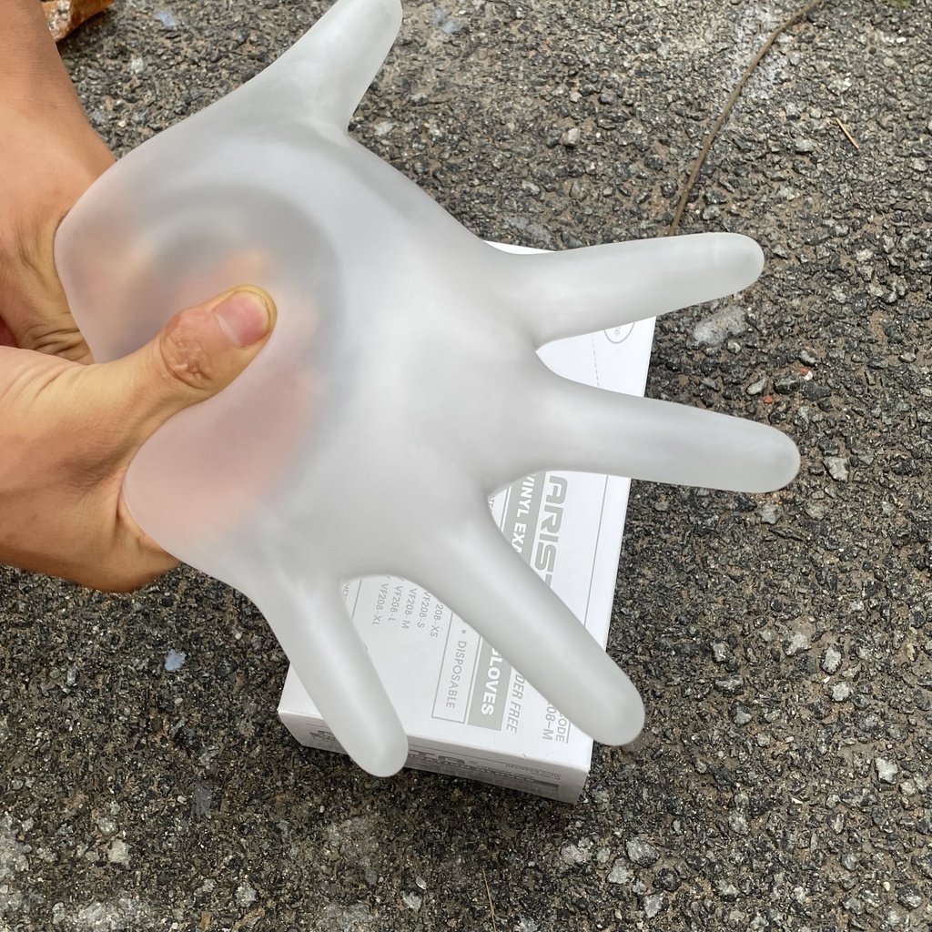 Găng Tay Giảm Béo Bao Tay Trong Không Bột Massage giảm béo bụng chuyên dụng hộp 100c